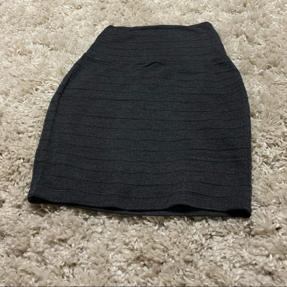 Gray Miniskirt